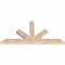 Ekena Millwork Saratoga Smooth Timber Gable Bracket, Douglas Fir, 72"W x 36"H x 3 1/2"D x 5 1/2"F, 12/12 Pitch GBW072X36X0406SAR00SDF - alternate 2